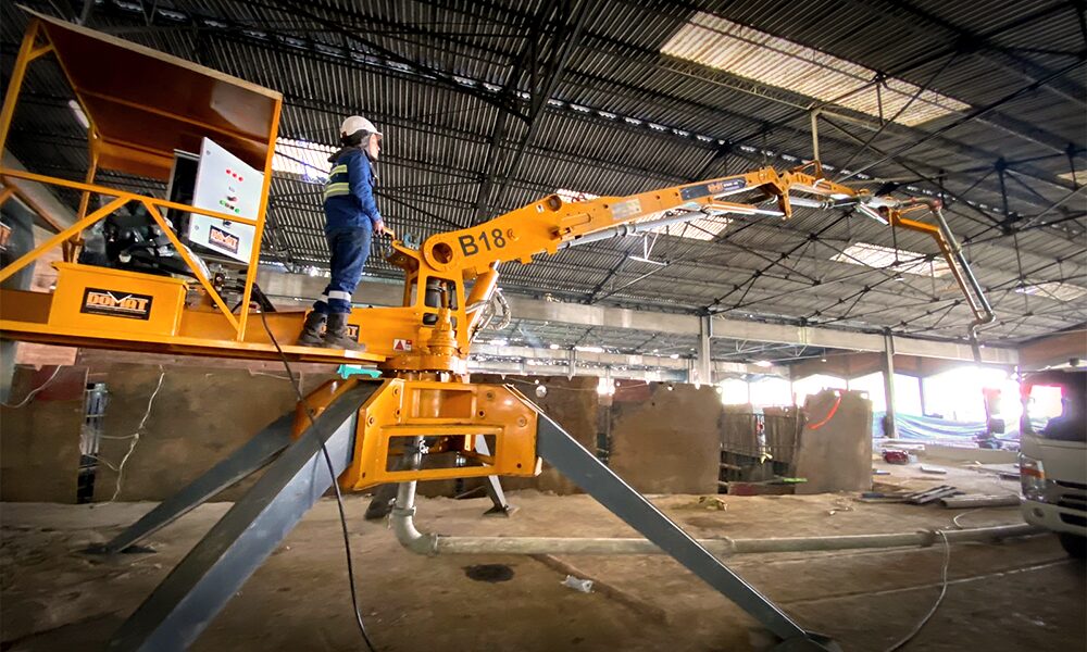 Alquiler de brazo distribuidor de concreto: ¿Cómo optimizar los tiempos en la obra?