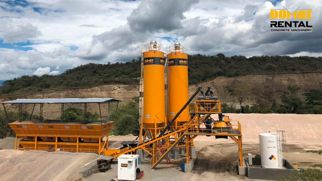 Reduce los tiempos de fundida con una planta dosificadora de concreto en obra