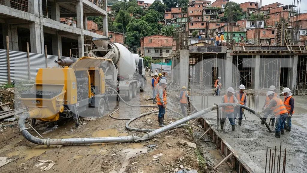 Concreto fresco